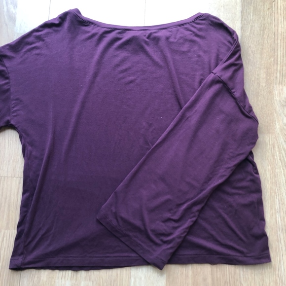 Wilfred Burgundy Straight Long Sleeve Shirt - Picture 2 of 4